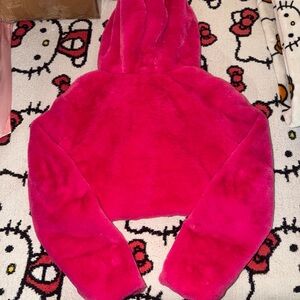Bershka Pink Teddy Jacket